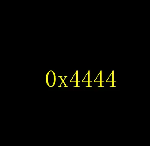 0x4444